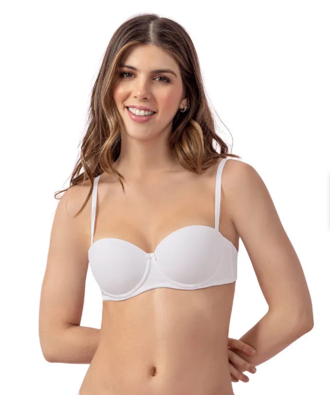 Brasier Strapless Copa Dura: Realce Perfecto, Invisible y Seguro